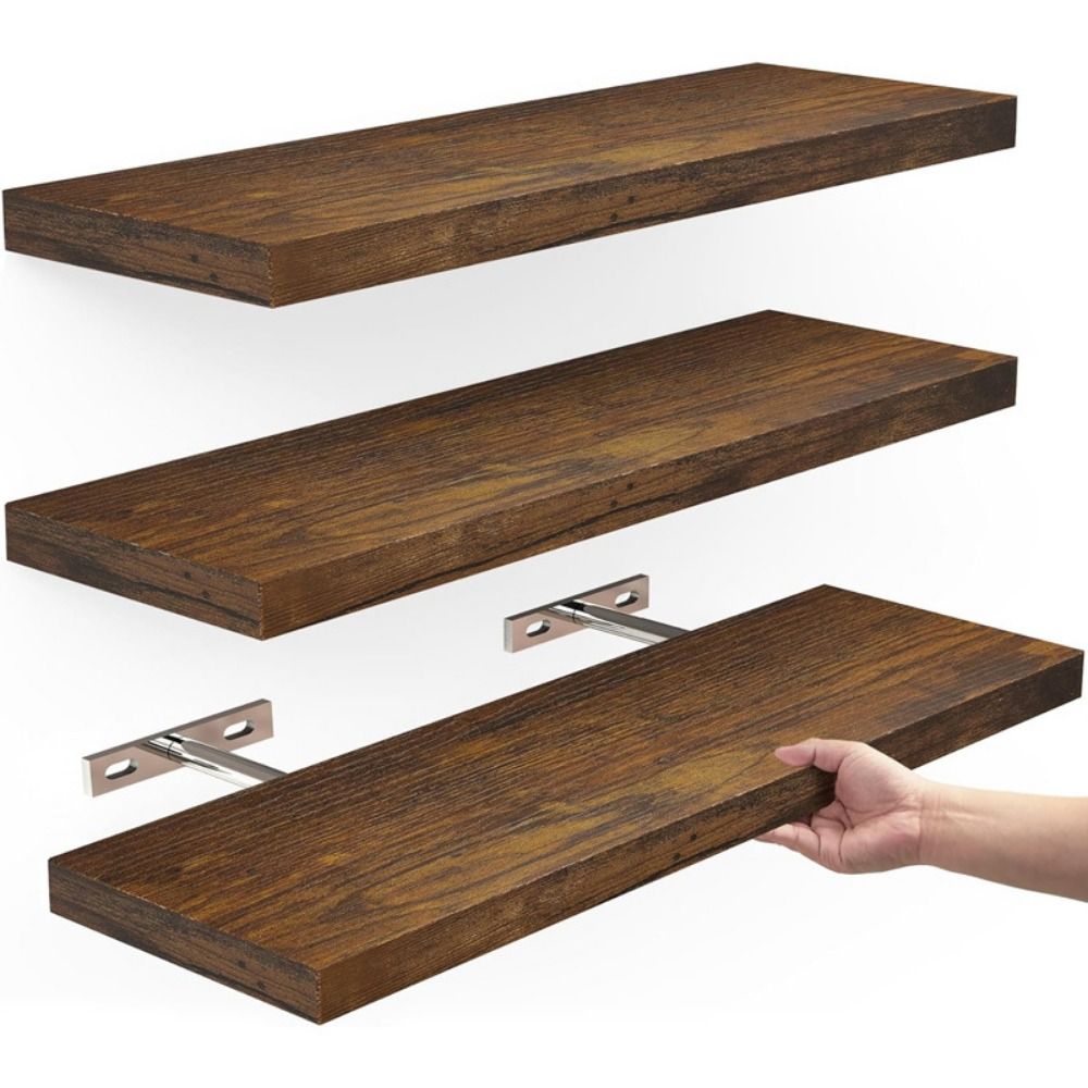 Shelf Bracket Pair - Étagères murales durables en bois, ConfronStorage