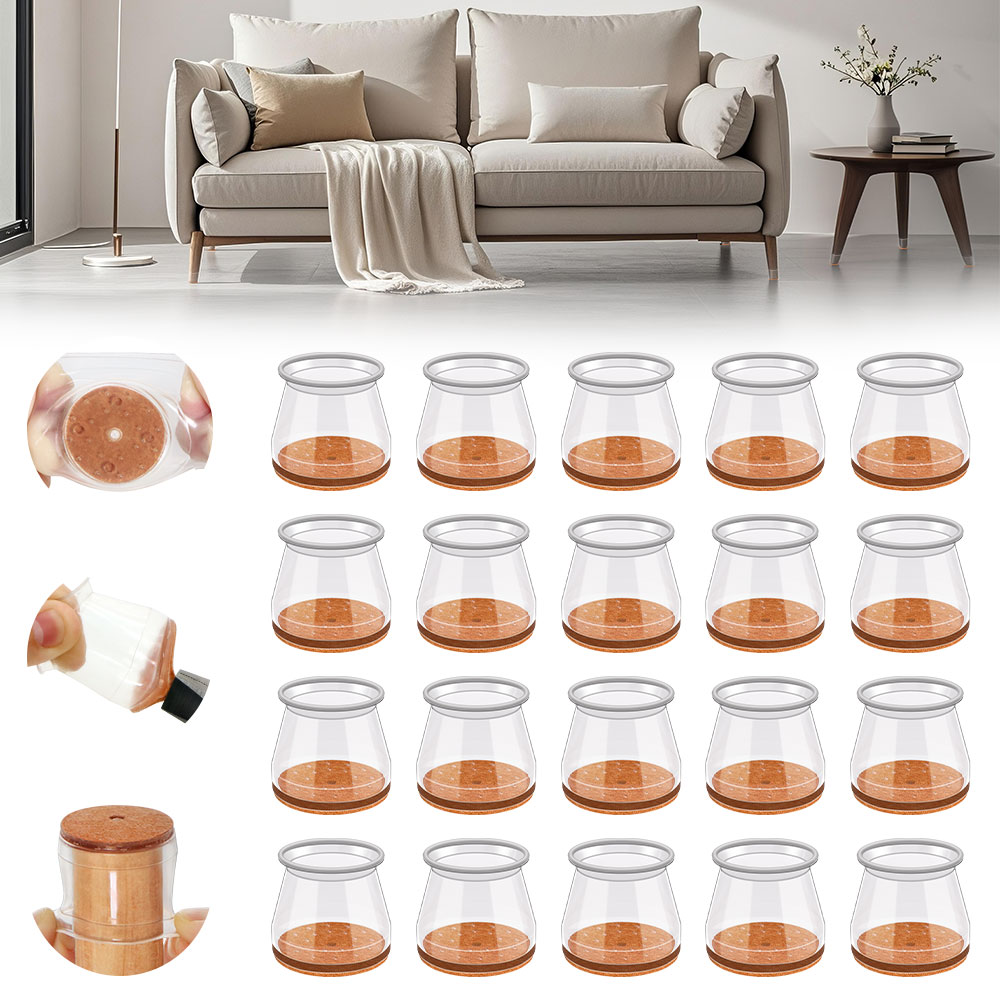 Furniture Hardware Legs - 24-36 pièces couvre-pieds de chaise pieds