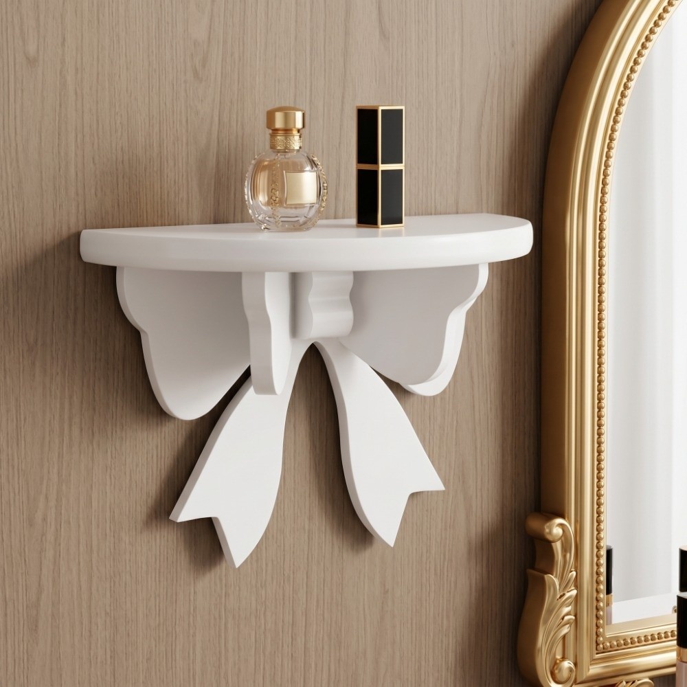 Shelf Bracket Pair - Étagère murale flottante en bois blanc