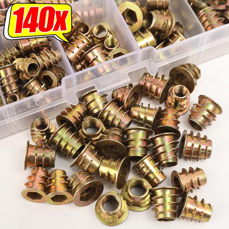 Furniture Hardware Threaded Inserts - Inserts filetés en acier au carbone,