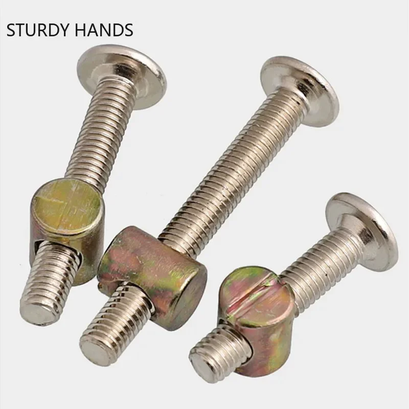 Furniture Hardware Barrel Nut - Kit d'assortiment de quincaillerie 30 pièces/paquet