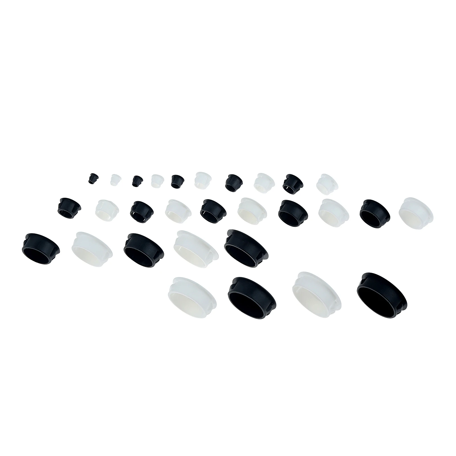 Furniture Hardware Connectors - Embouts d'obturation ronds en plastique noir