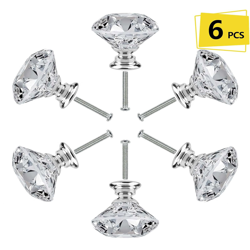 Furniture Hardware Legs - Lot de 6 boutons de meuble