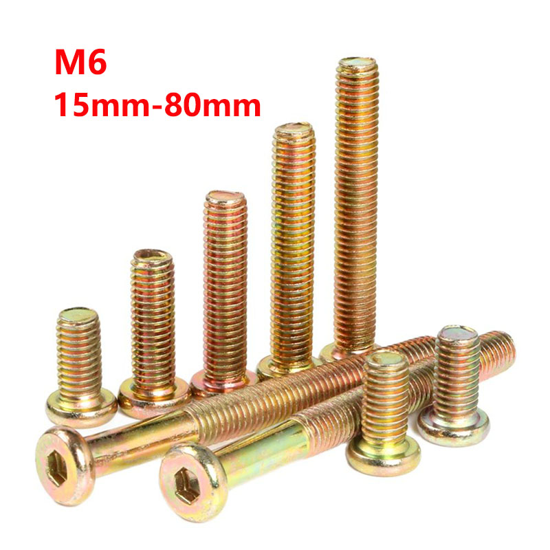 Furniture Hardware Barrel Nut - Écrou de 2,2 de baril zingué