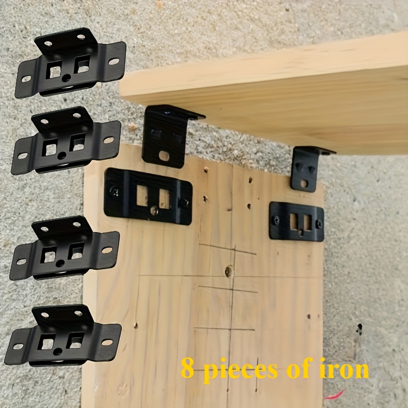 Furniture Hardware Connectors - 4 ensembles de clips de fixation