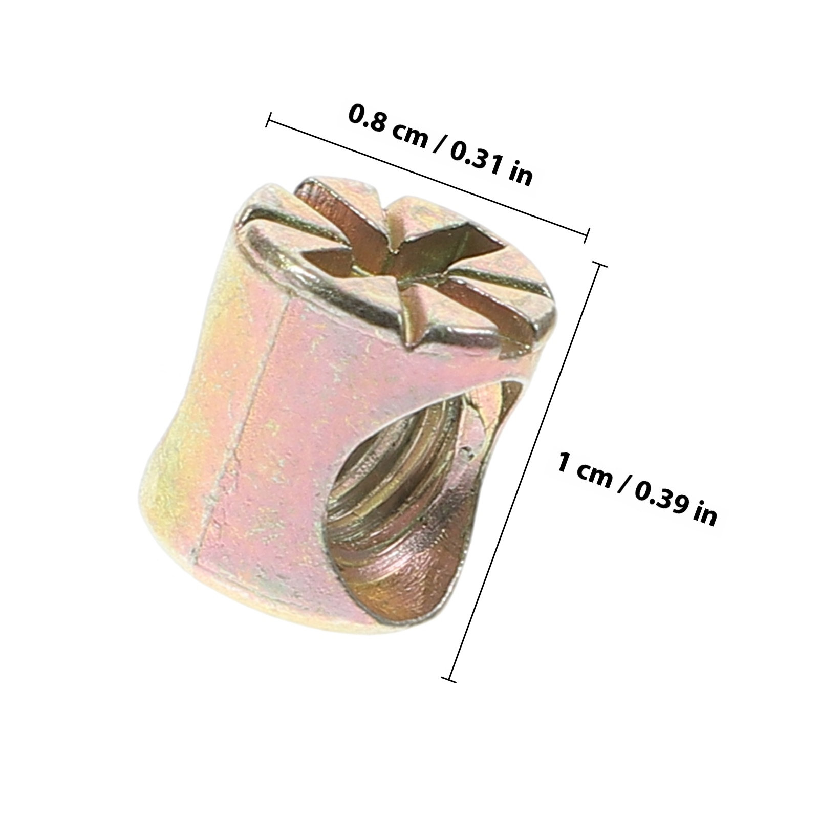 20 écrous cylindriques en alli - Furniture Hardware Barrel Nut avis et prix