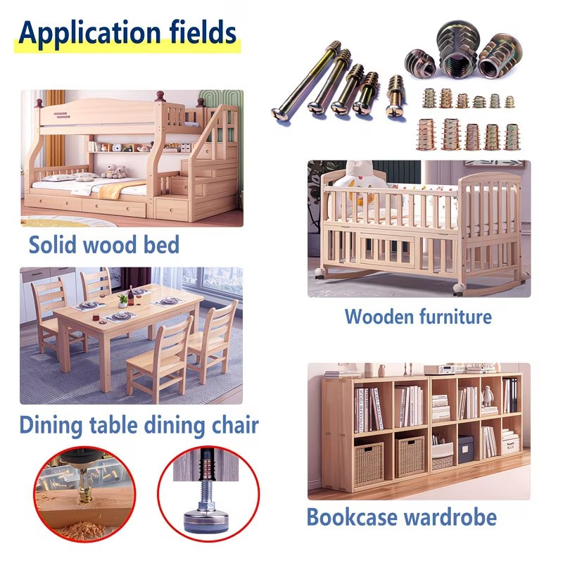 Kit d'inserts filetés M4/M5/M6 - Furniture Hardware Threaded Inserts avis et prix