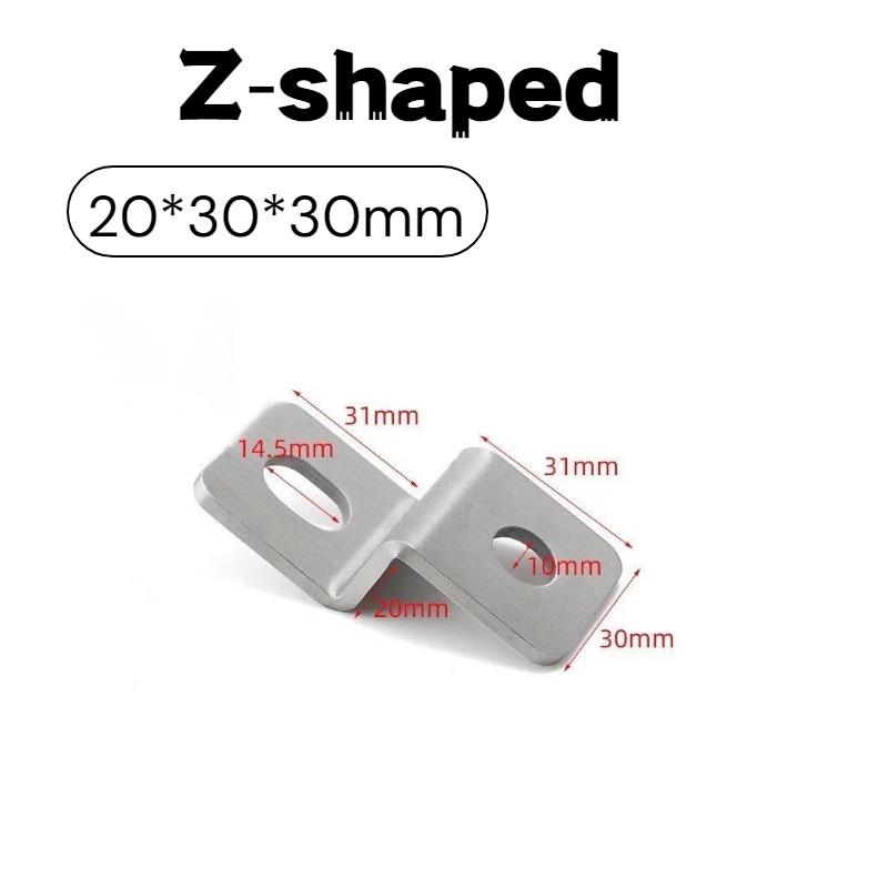 Support d'angle en forme de Z  - Furniture Hardware Connectors avis et prix