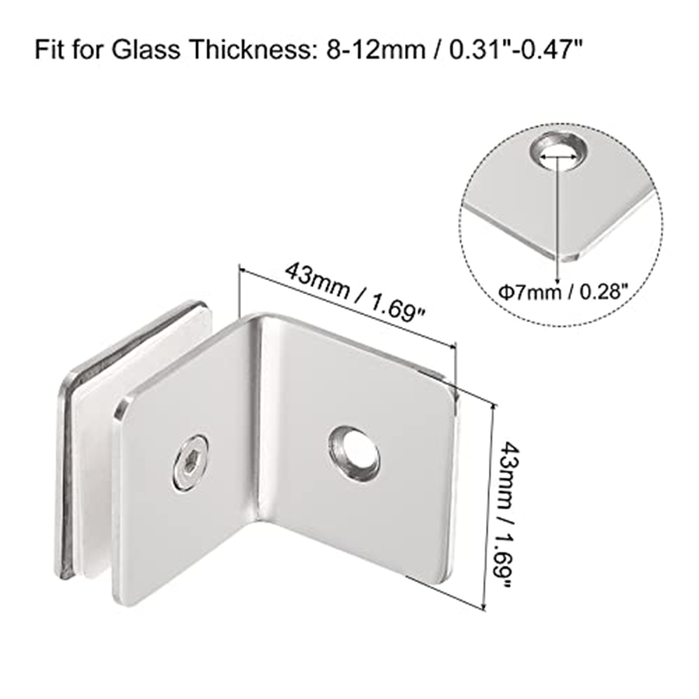 Acier inoxydable 90 °   Clips  - Furniture Hardware Connectors avis et prix