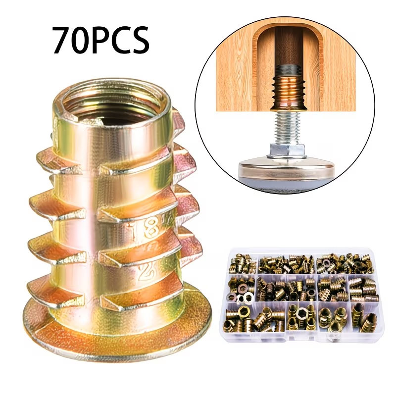 Kit de 70 écrous filetés encas - Furniture Hardware Threaded Inserts avis et prix