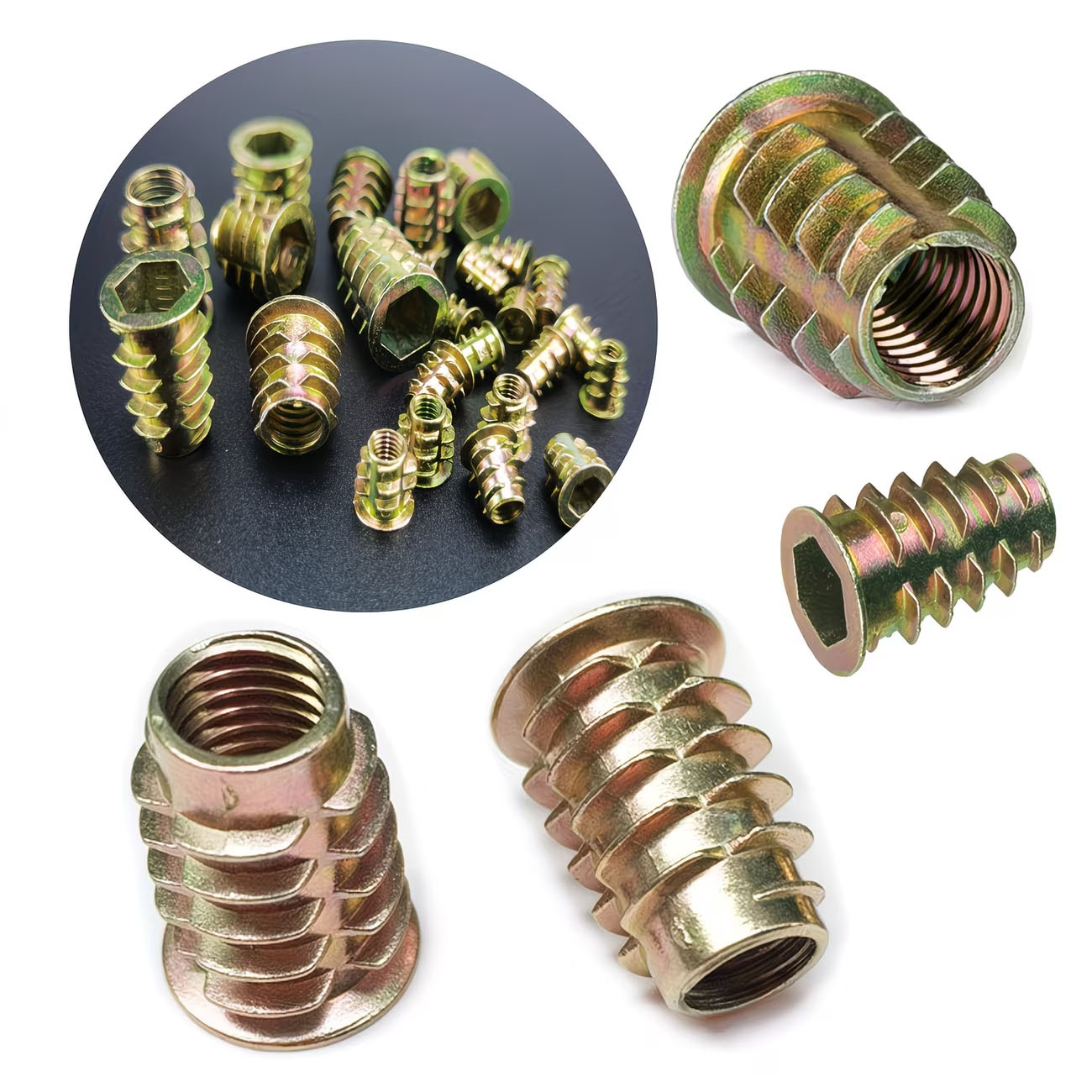 Kit de 70 écrous filetés encas - Furniture Hardware Threaded Inserts avis et prix