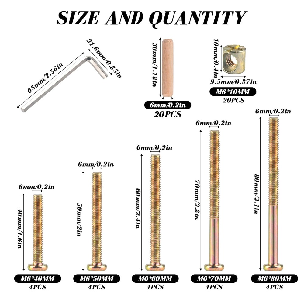 Assortiment de vis pour bercea - Furniture Hardware Barrel Nut avis et prix