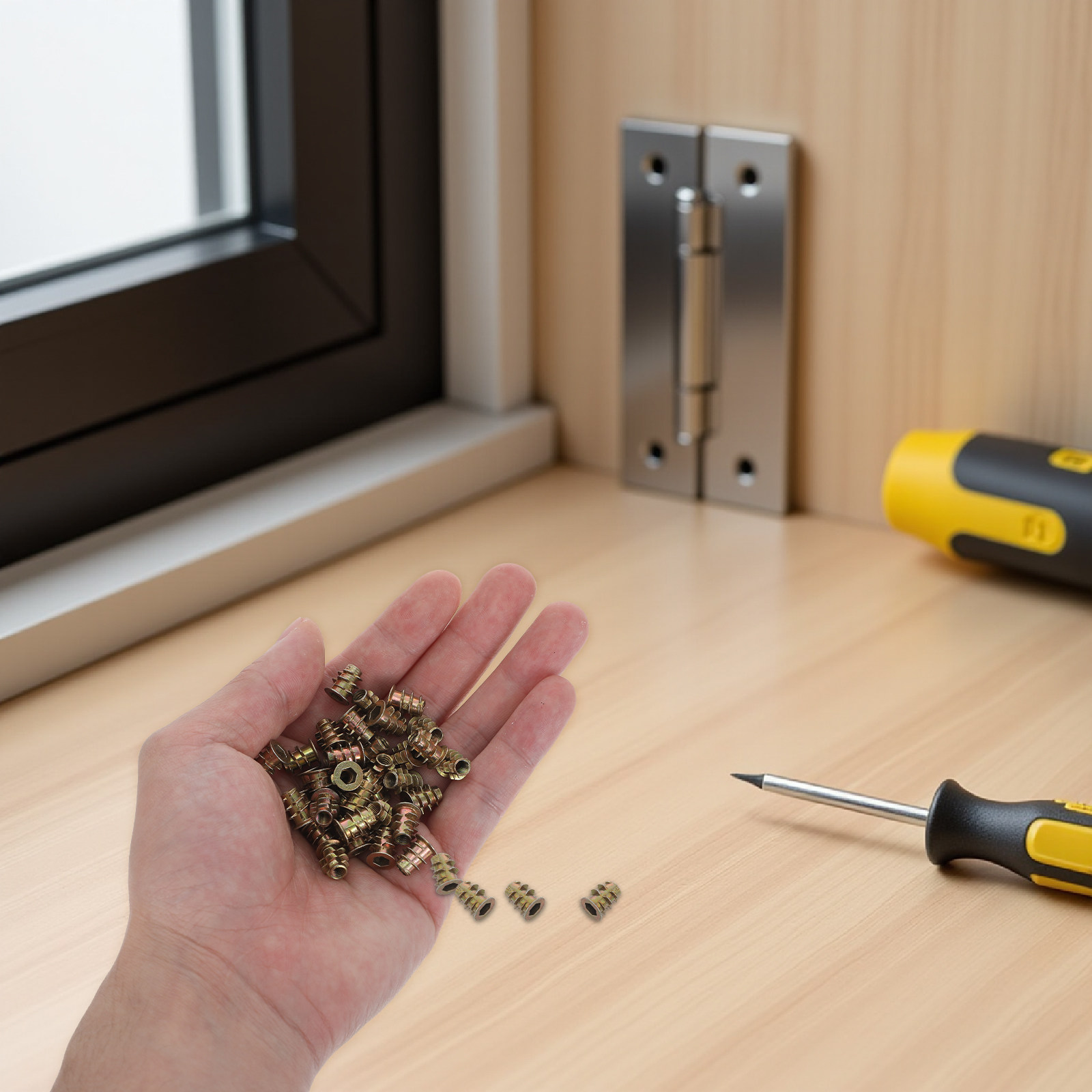 200 pièces d'écrous filetés M4 - Furniture Hardware Threaded Inserts avis et prix