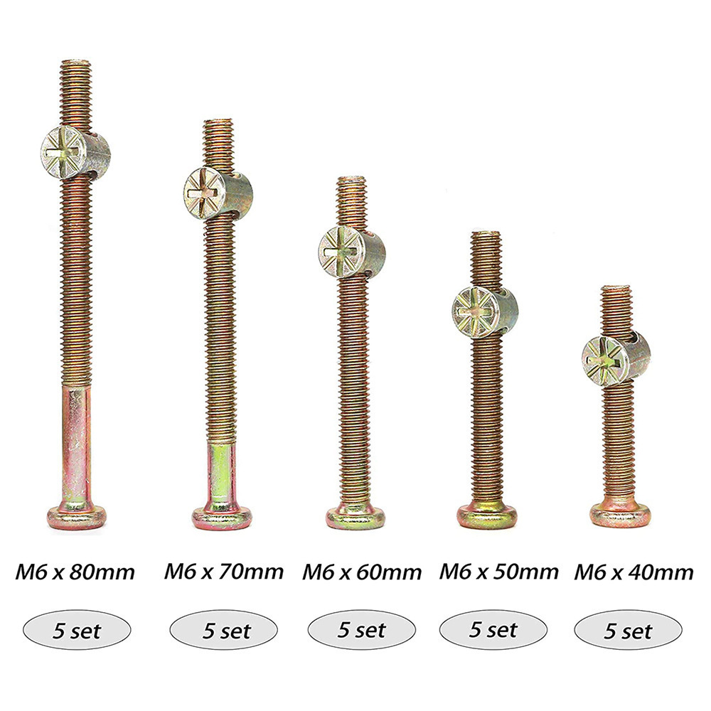 Vis à tête hexagonale M6 avec  - Furniture Hardware Barrel Nut avis et prix