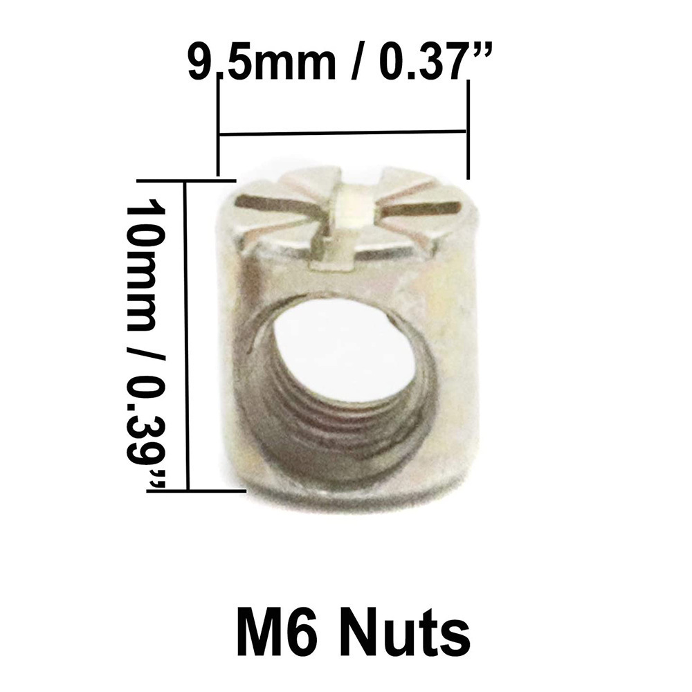 Vis à tête hexagonale M6 avec  - Furniture Hardware Barrel Nut avis et prix