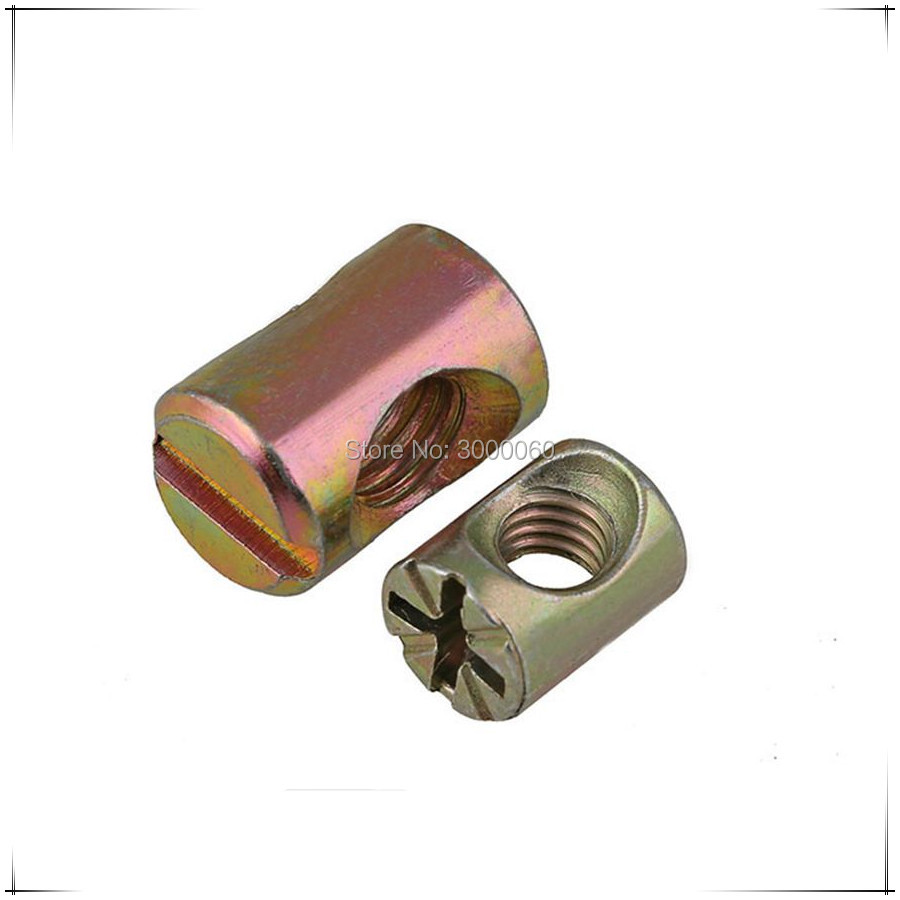 100 pièces d'écrous à barillet - Furniture Hardware Barrel Nut avis et prix